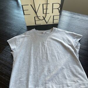 Evereve Gray Short Sleeve Top